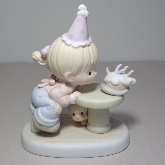 Precious Moments MAY YOUR EVERY WISH COME TRUE 524298 New Porcelain Figurine - Picture 1 of 10